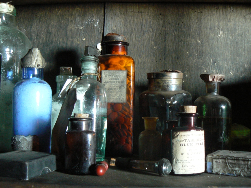 Shelf over Dr.Wilson's bunk