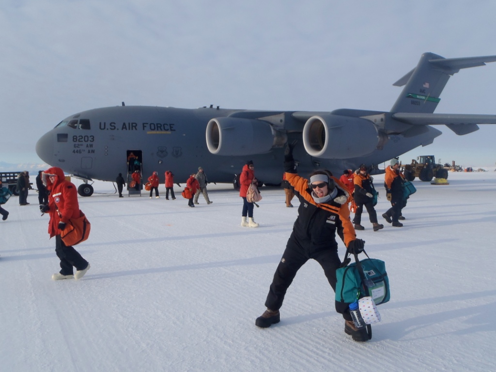 Arrival - the best day ever - photo credit Christel Domaas