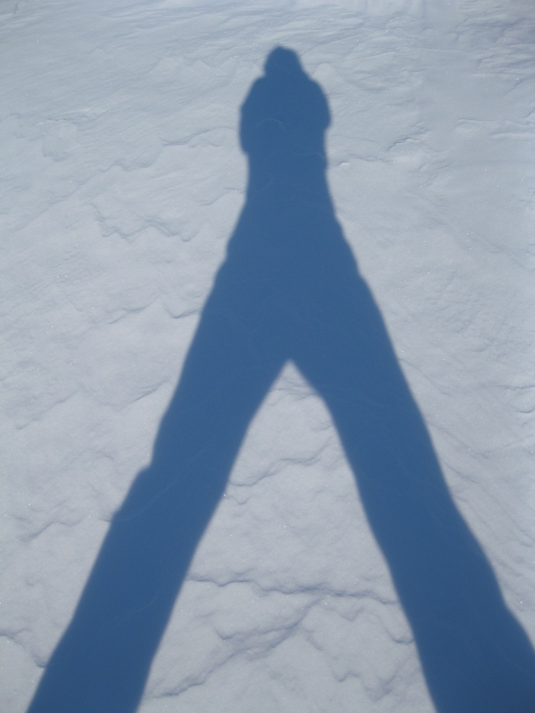 Gratuitous art phto - Hanne is a shadow of herself - photo credit Hanne Nielsen