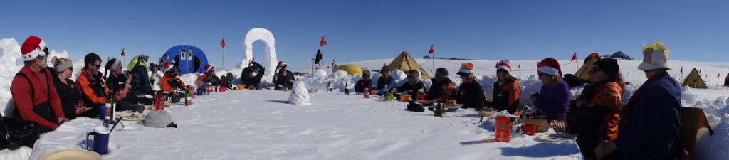 Panorama of the table - photo credit Pete Wilson