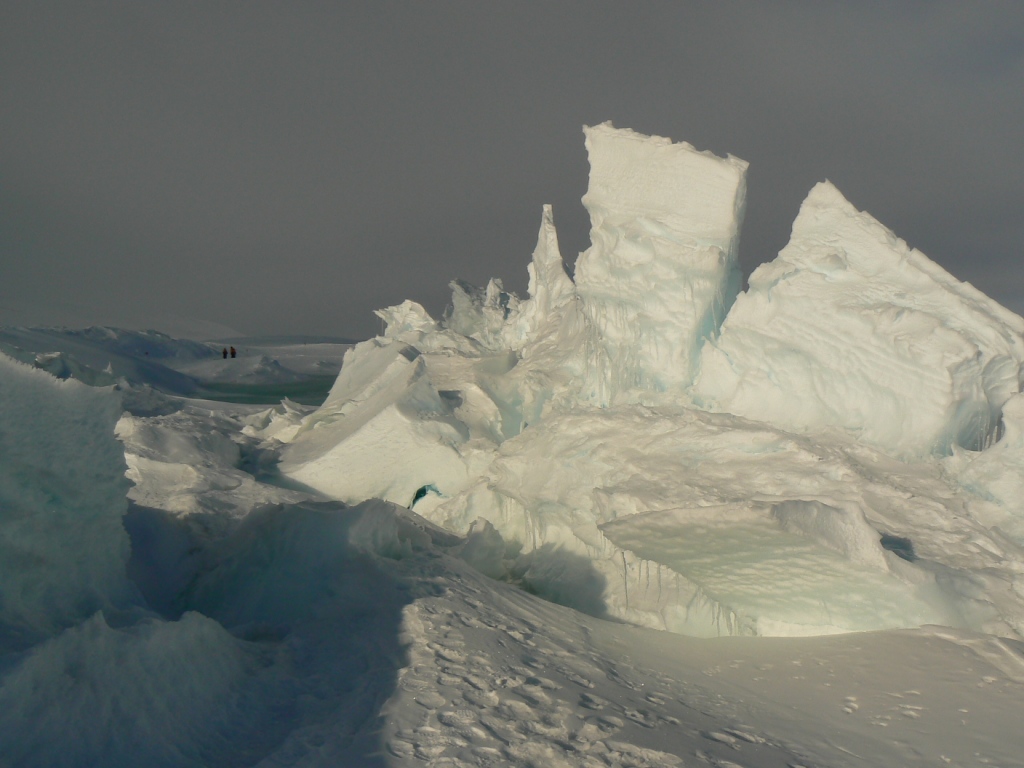 Dramatic light of an overcast sky