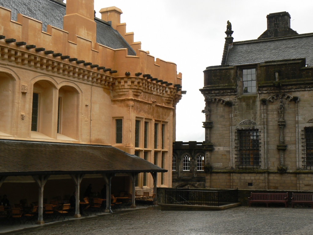 Originally the whole caslte would have been plastered in this golden color