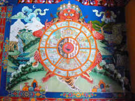 Tsurphu wheel of life.JPG (365063 bytes)